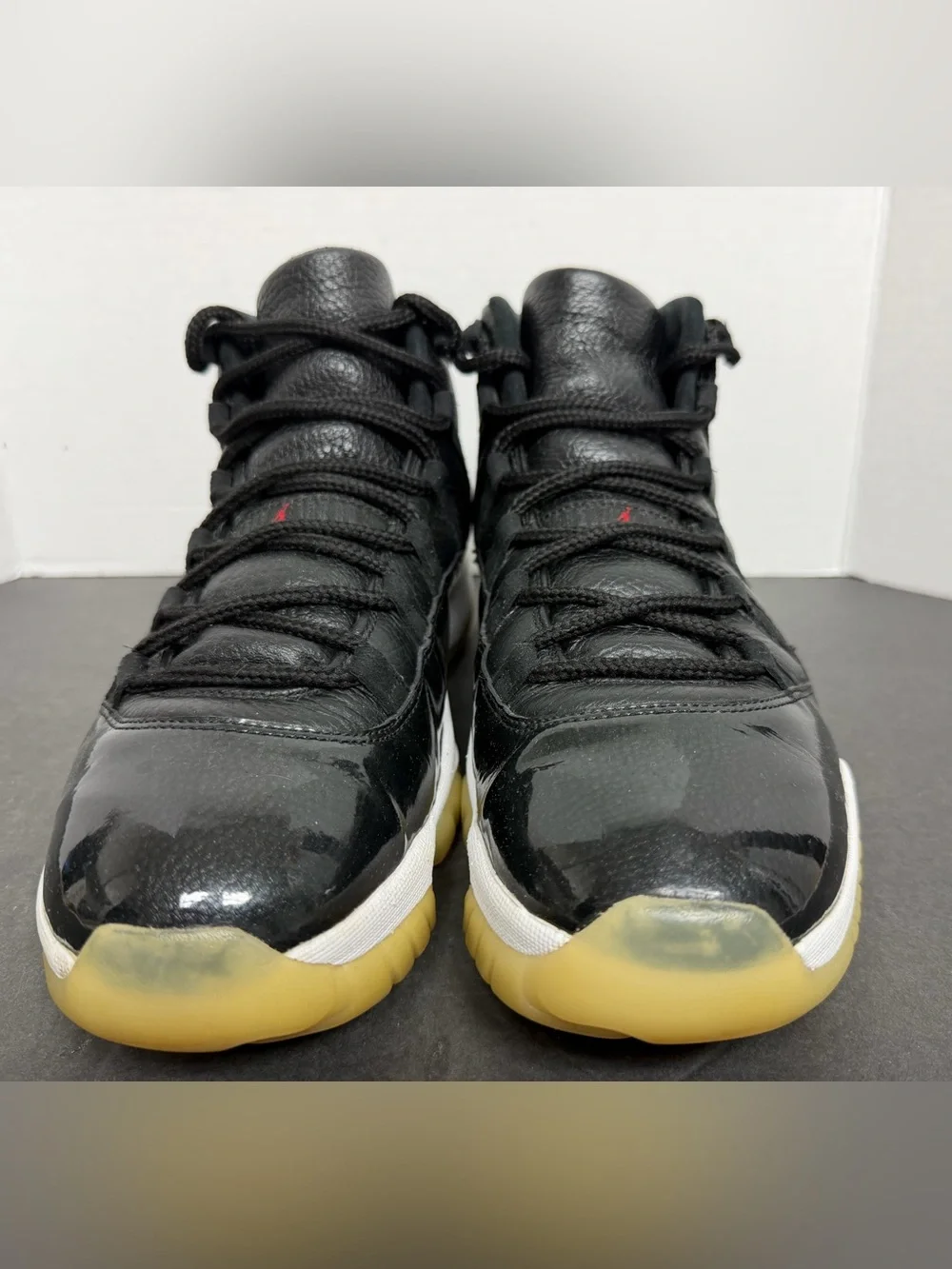 Nike Air Jordan 11 Retro 72-10 Size 11.5 Black Red Gym Red 378037-002 OG XI⁠
